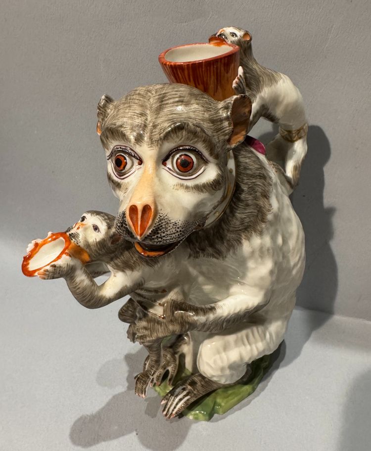 Samson porcelain monkey teapot (Kandler - Meissen)