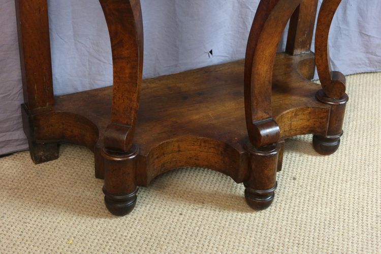 Console en acajou Restauration époque XIXème siècle