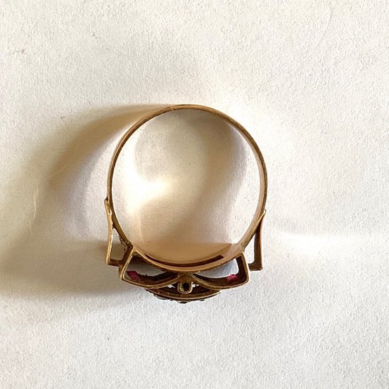 Anello Art Déco 1930 circa