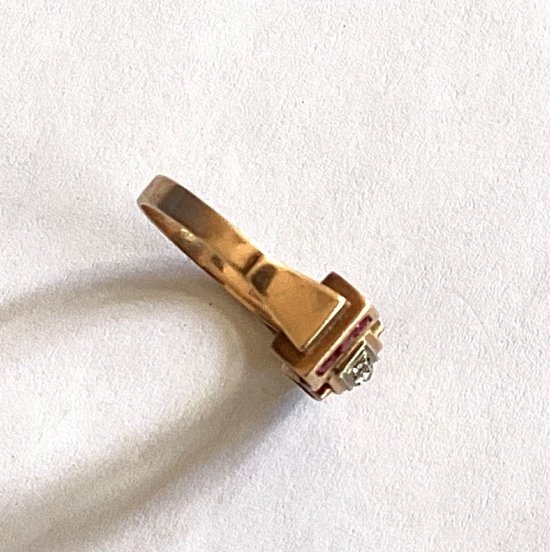 Anello Art Déco 1930 circa