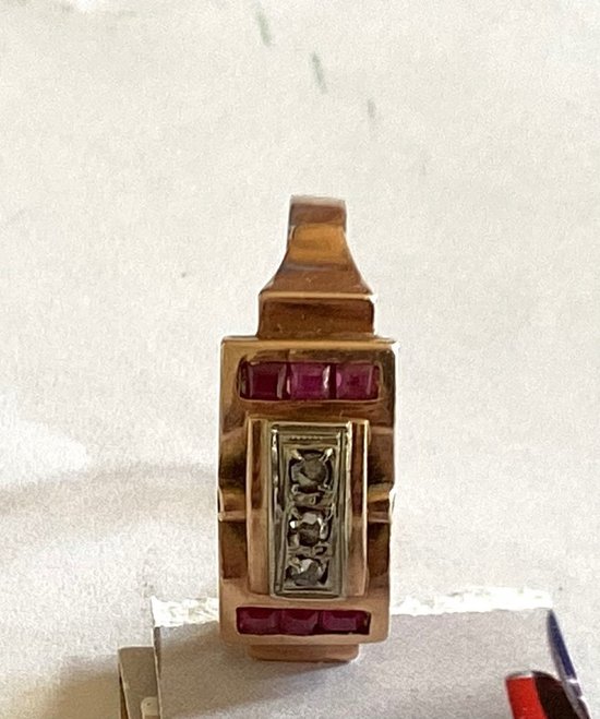 Anello Art Déco 1930 circa