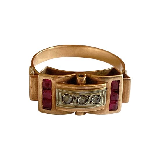 Anello Art Déco 1930 circa