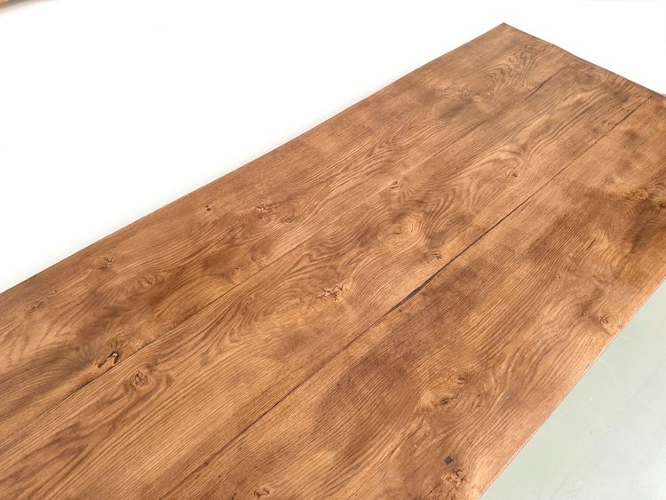 Very large solid oak farmhouse table