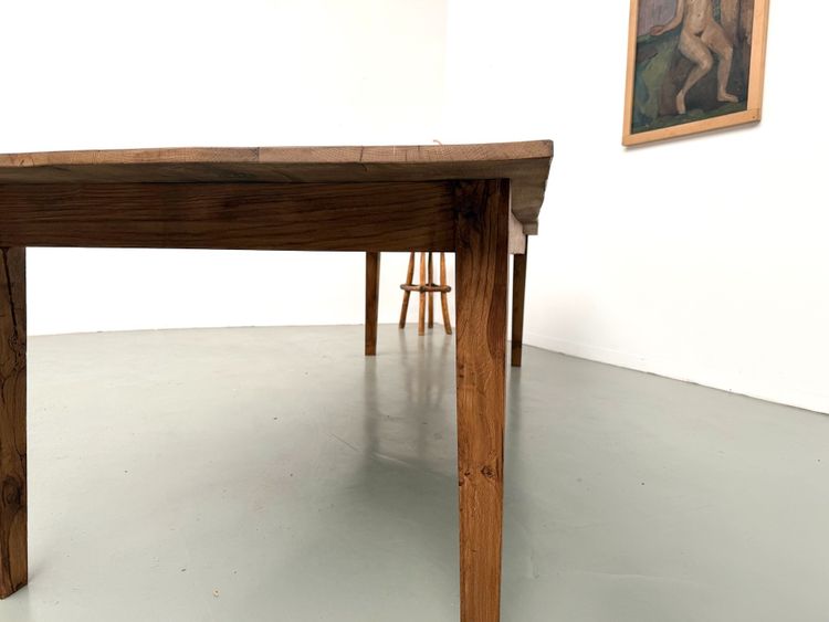 Very large solid oak farmhouse table