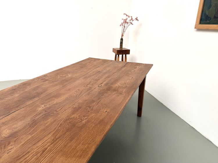 Very large solid oak farmhouse table