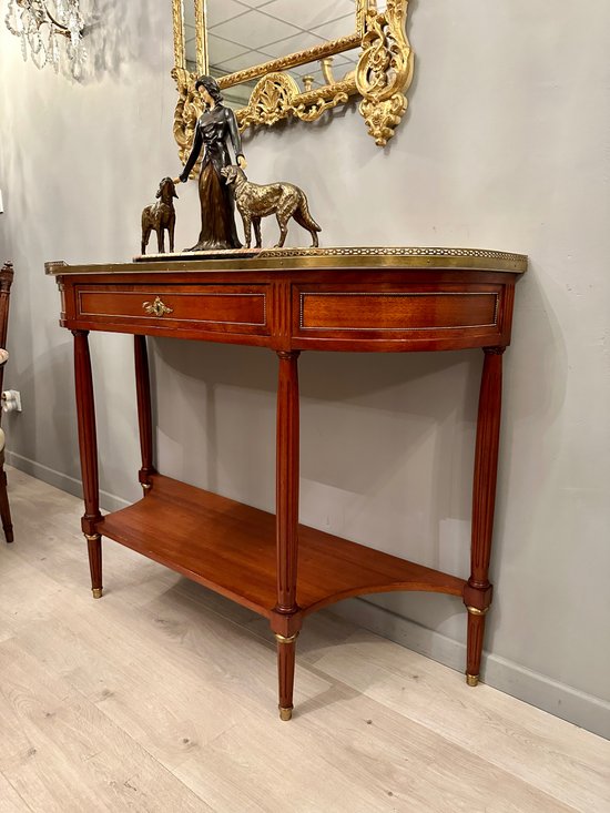 Console Desserte De Style Louis XVI En Acajou Maison Jansen Paris 