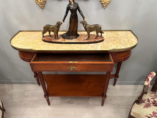 Console Desserte De Style Louis XVI En Acajou Maison Jansen Paris 