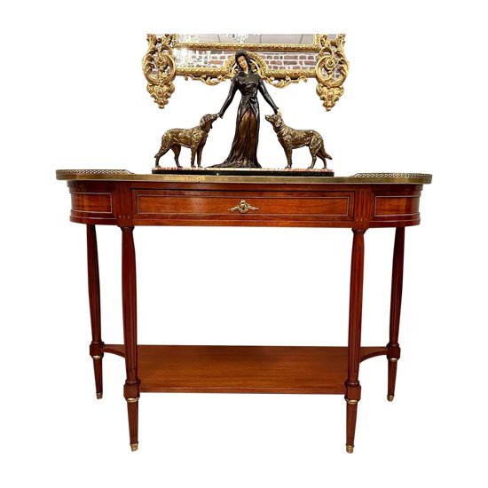 Console Desserte De Style Louis XVI En Acajou Maison Jansen Paris 