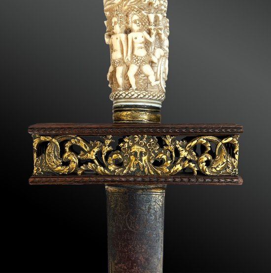 COMPOSITE DAGUE - European work from the 19th century