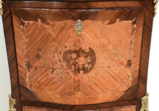 Secrétaire en Marqueteries, Transition Louis XV / Louis XVI – Fin XIXe