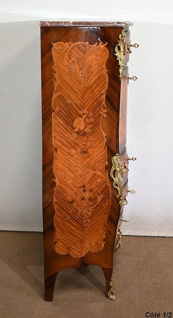 Secrétaire en Marqueteries, Transition Louis XV / Louis XVI – Fin XIXe