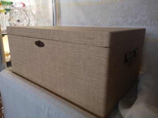 Christofle Marly model silver-plated metal chest of drawers