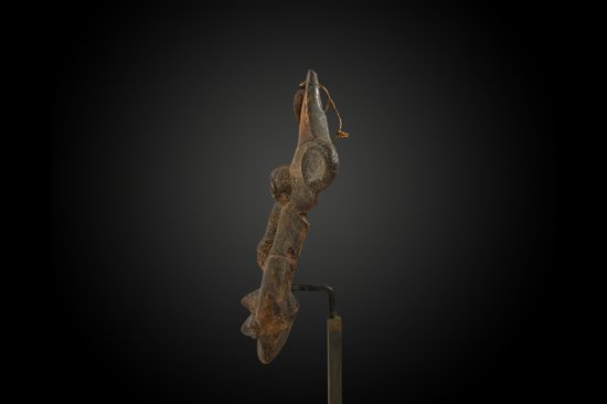 FACE MASK called RELIQUARY SKULL Sawos Culture, Sepik River, Papua New Guinea