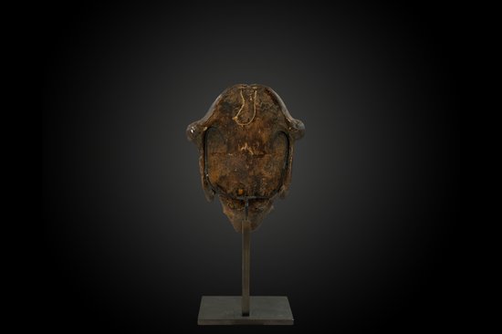FACE MASK called RELIQUARY SKULL Sawos Culture, Sepik River, Papua New Guinea