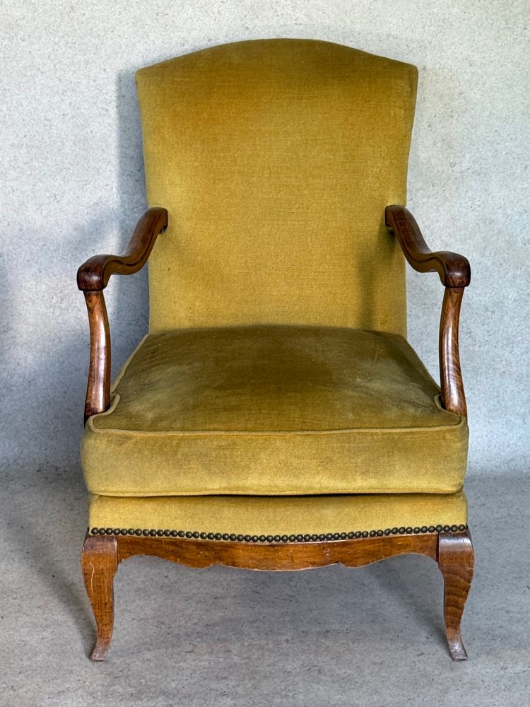 Sessel Stoff gelb