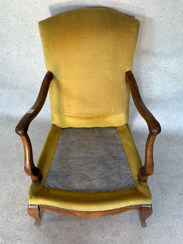 Sessel Stoff gelb