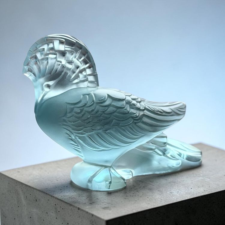 Lalique France - Goura from New Guinea - colore | Antikeo