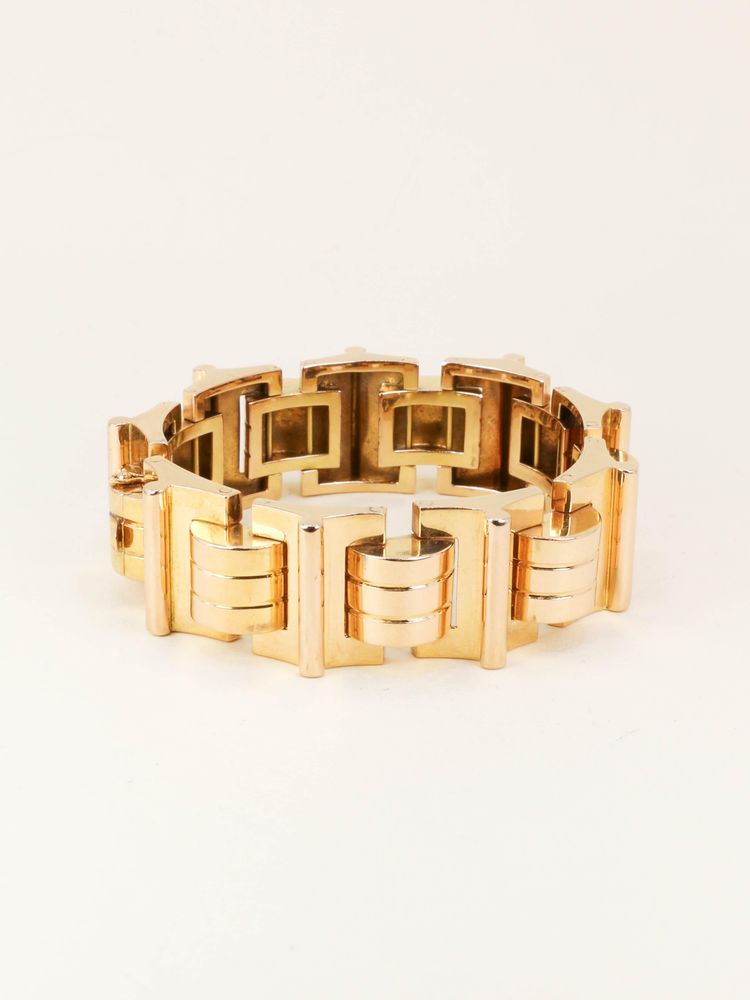 Armband „Tank“ in Gelbgold