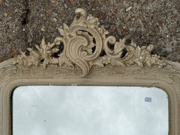 Miroir laqué blanc