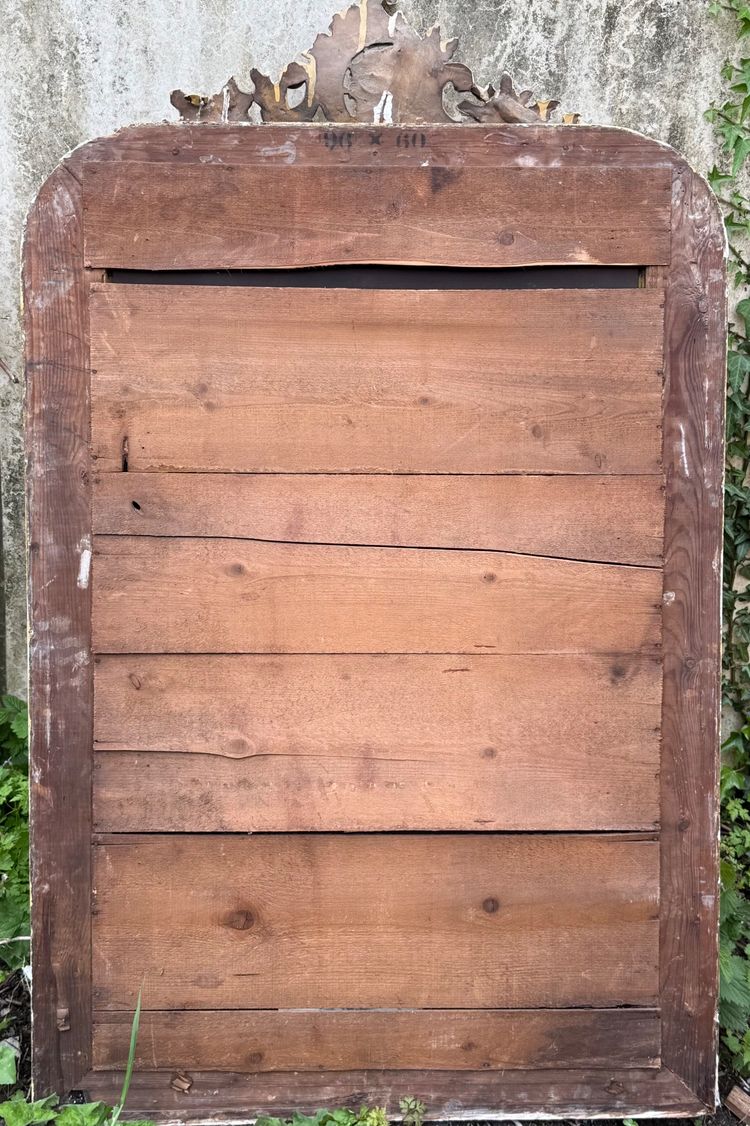 Miroir laqué blanc