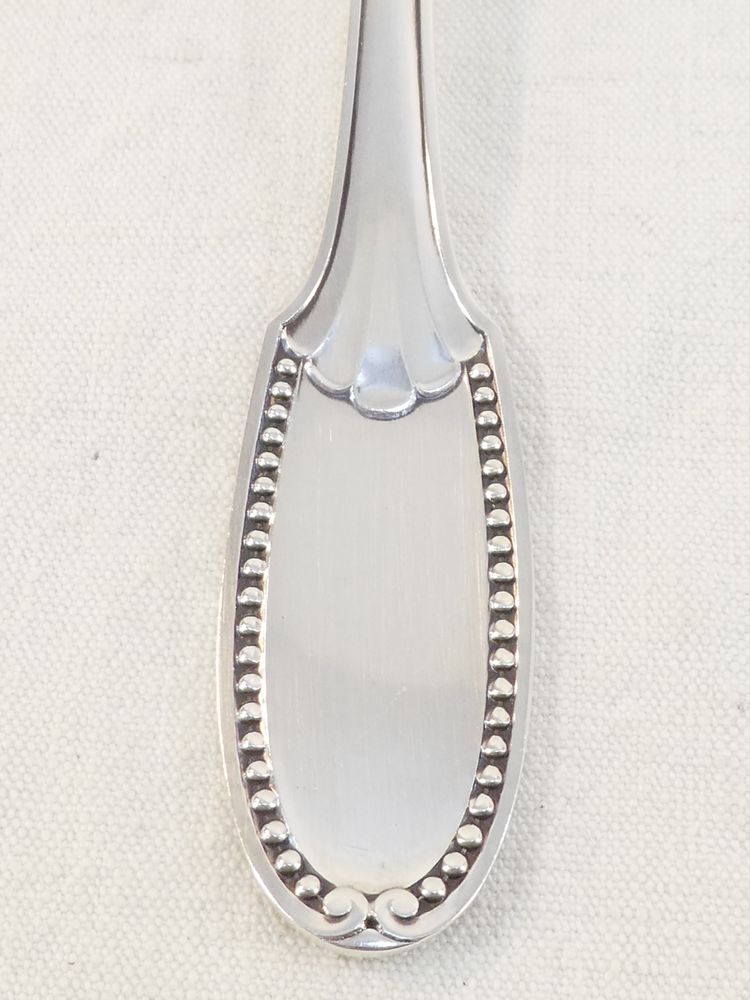 Solid SILVER 950 fish service cutlery Louis COIGNET