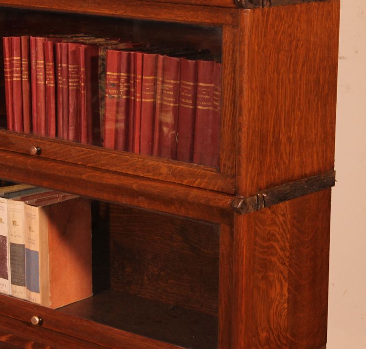 Bibliothèque Globe Wernicke En chêne De 5 éléments avec tiroir