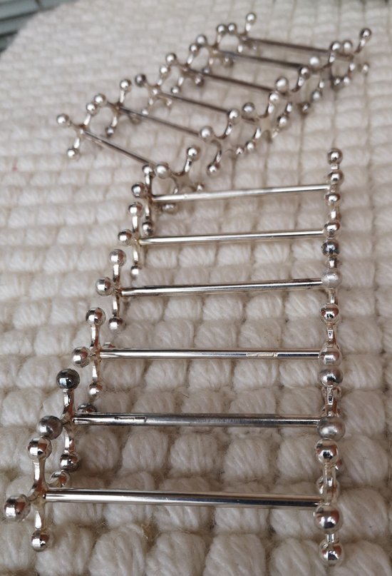 12 silver-plated knife holders, Perles orfèvrerie Christofle model