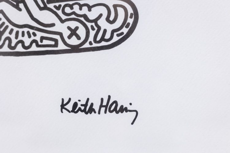 Keith Haring, Signed and numbered serigraph, 1990s
