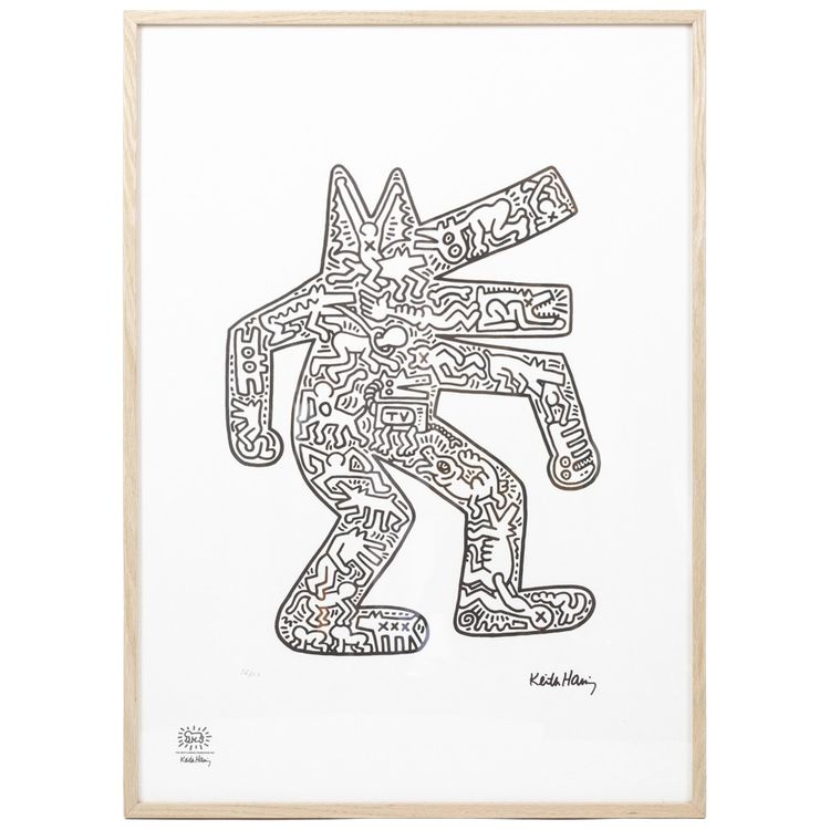 Keith Haring, Sérigraphie signée et numérotée, Années 1990.LS6794R-68R