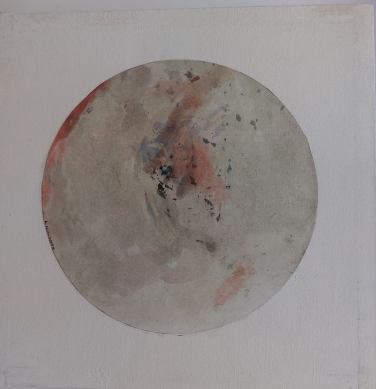 René SCHLOSSER (1933 - 2017) - Deux peintures abstraites - Huiles sur toile