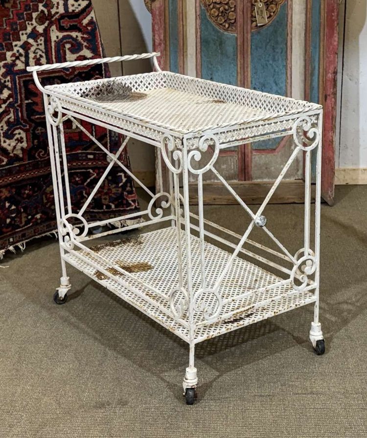 50's wrought iron sideboard