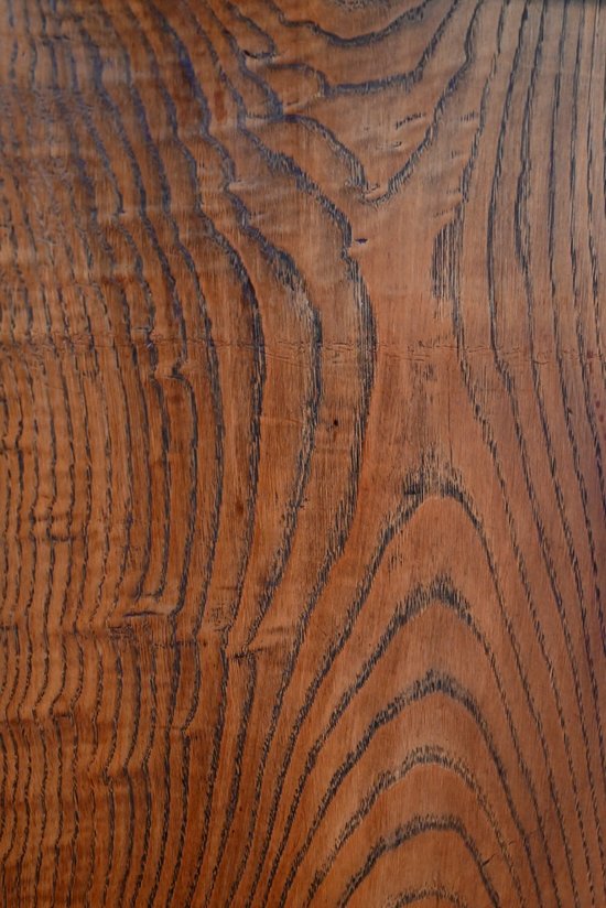 Credenza stretta in castagno biondo - Fine Ottocento
