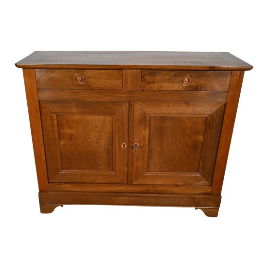 Narrow Blond Chestnut Sideboard - End of XIXth century