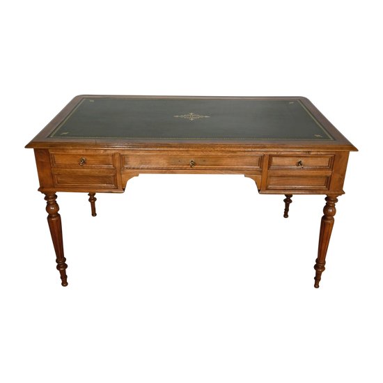 Bureau en Noyer massif, style Louis XVI – 1920