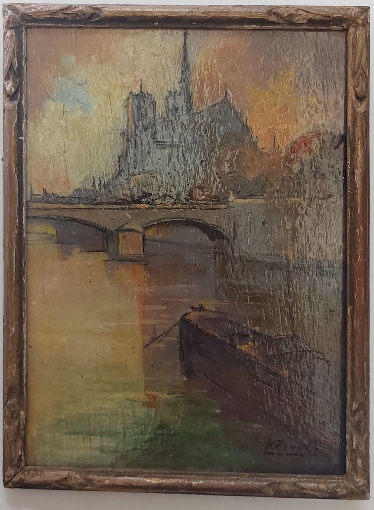Robert Kervalo - (1902 - 1974) - Paris - 2 oils on panel