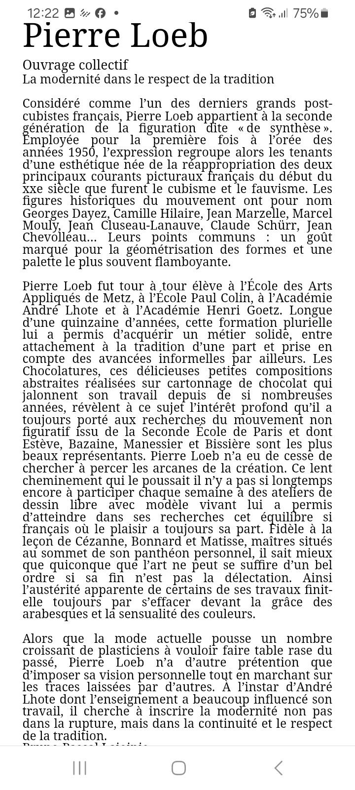 Pierre LOEB né en 1934