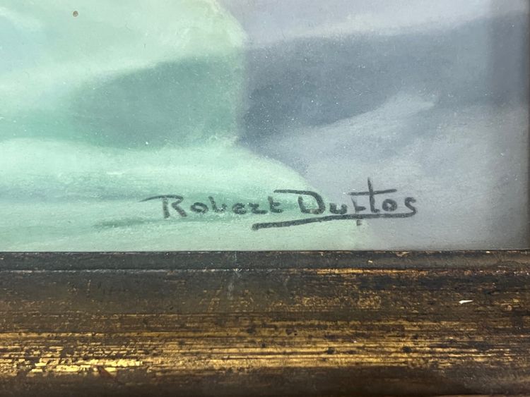 tableau pastel par Robert DUFLOS 1898-1957 nu Art Déco années 30 
