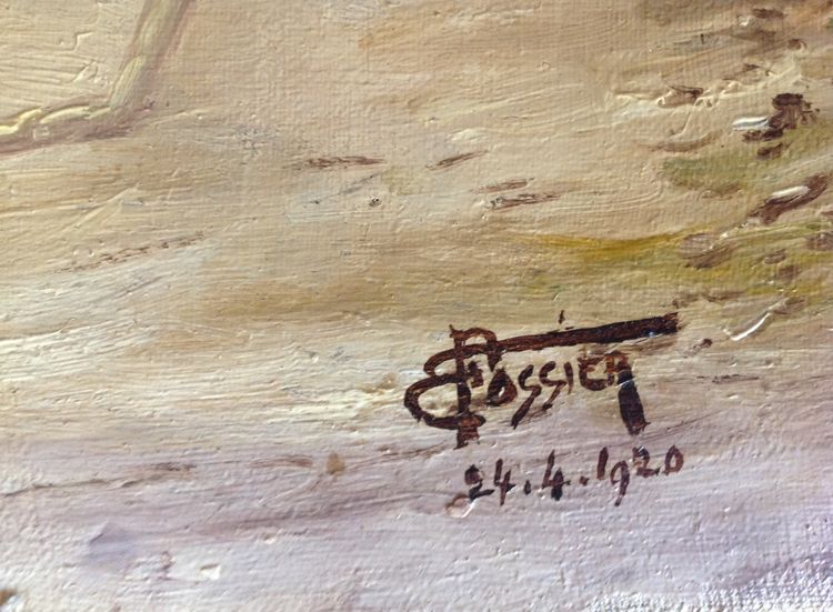 Olio su tela, 1920.