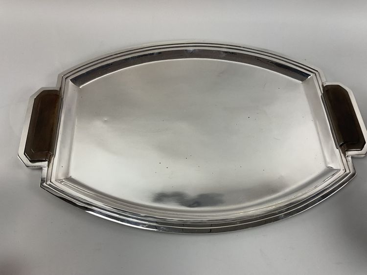 Ravinet D’Enfert 5-Piece Art Deco Silver-Plated Coffee Set 