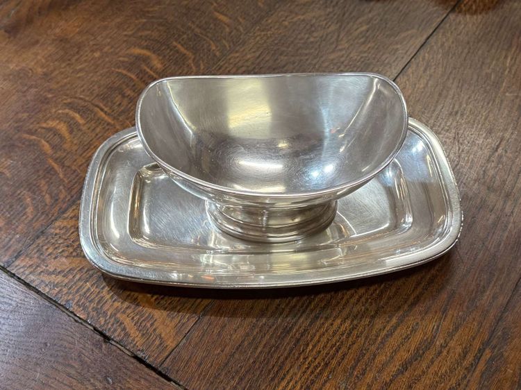 ERCUIS silver-plated sauceboat from the 1950s