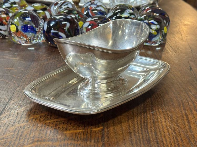 ERCUIS silver-plated sauceboat from the 1950s