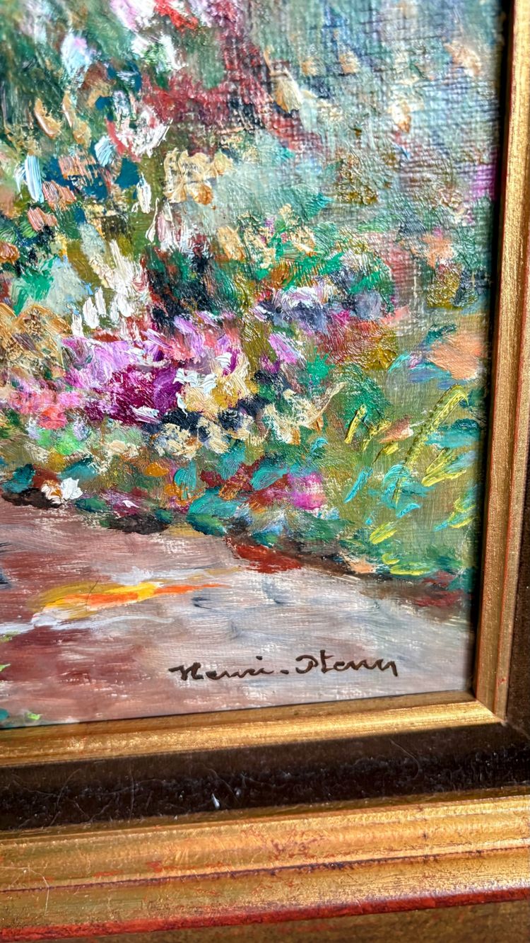 Fattoria bretone in fiore – Henri Stenn (1903-1993)