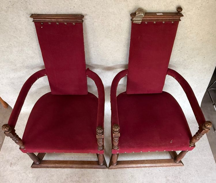 Coppia di poltroncine da salotto