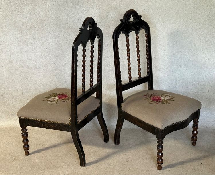 Pair of low chairs