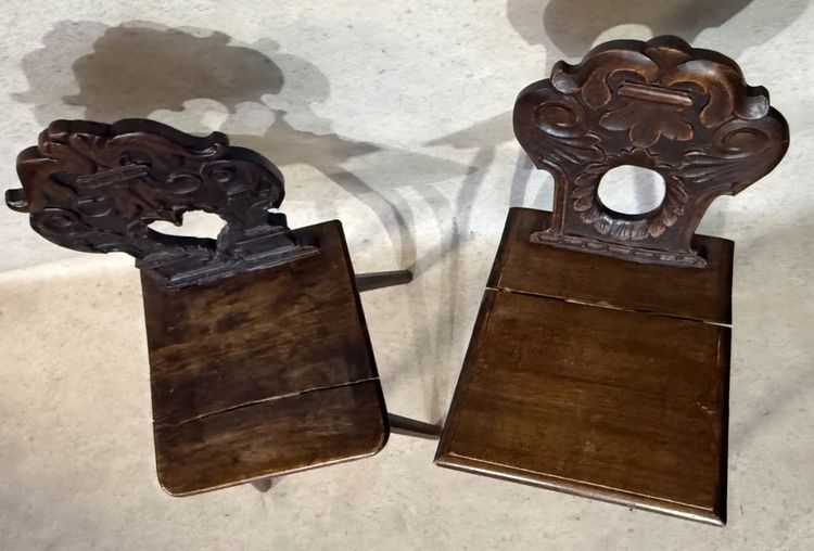 Two ladder chairs