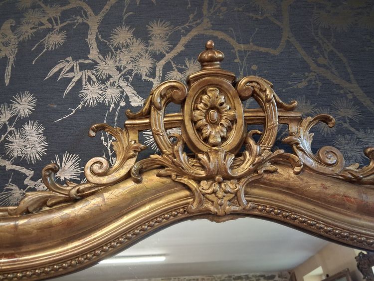 Louis Philippe pediment mirror 135x 89