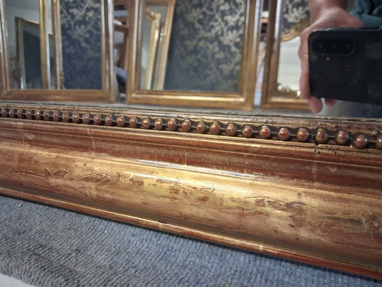 Louis Philippe pediment mirror 135x 89