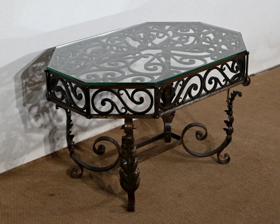 Table Basse en Fer Forgé – 1930
