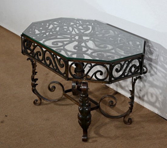 Table Basse en Fer Forgé – 1930
