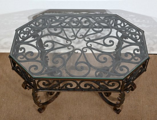 Table Basse en Fer Forgé – 1930